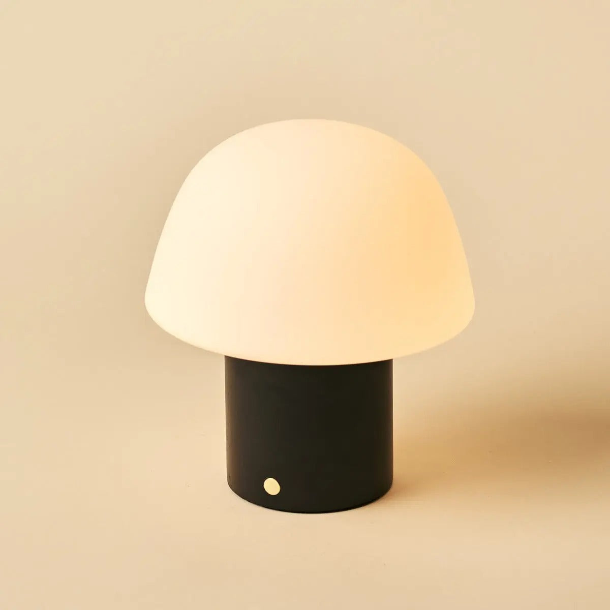 Cordless Table Lamp With Sustainable Wood Base And LED Lighting