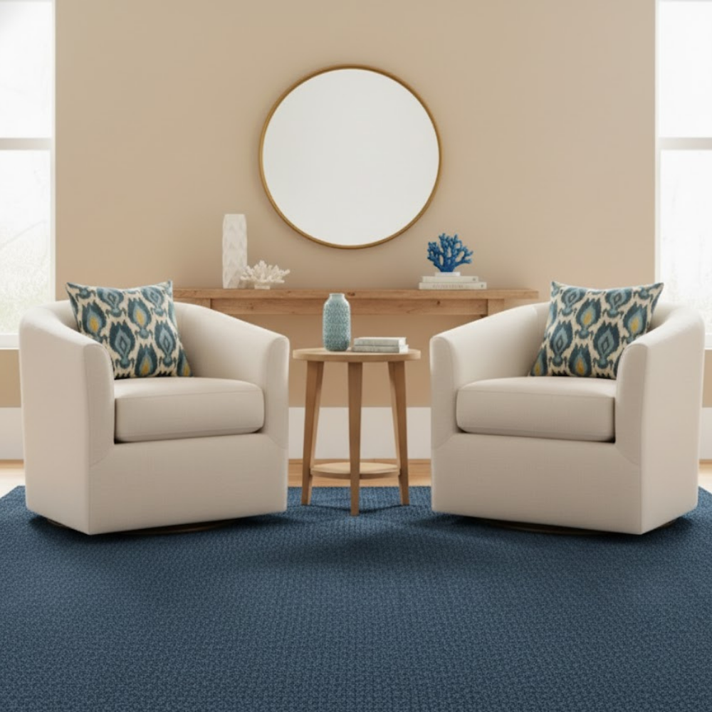 Wander Cotton Cushion Cover Ikat Pattern Zipper Closure