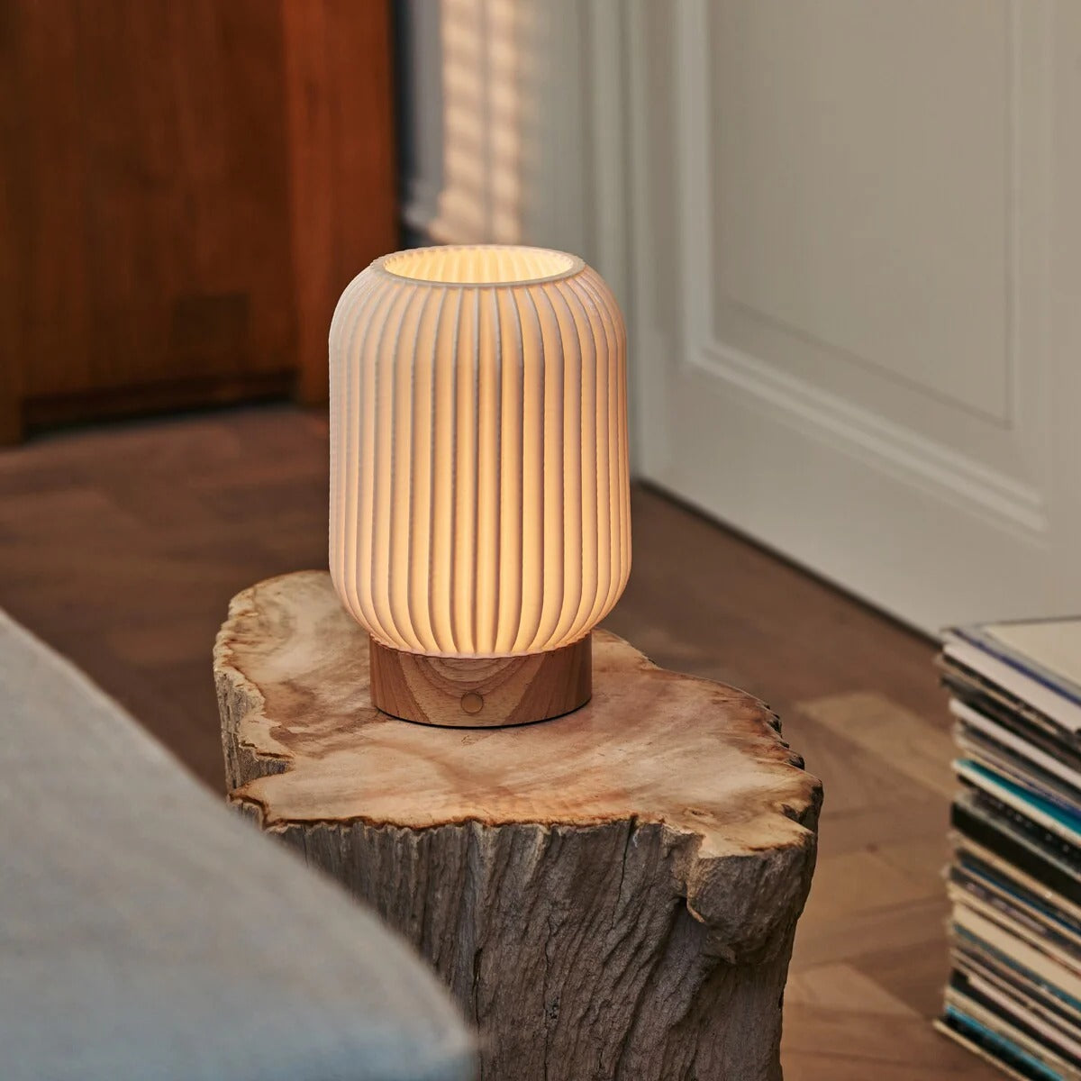 Marble Table Lamp With 3D Printed Porcelain And Dimmable LED