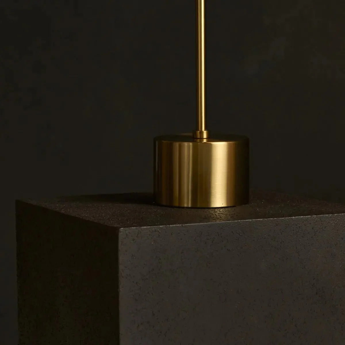 Metal Lamp With Wood Base And Adjustable LED Lighting