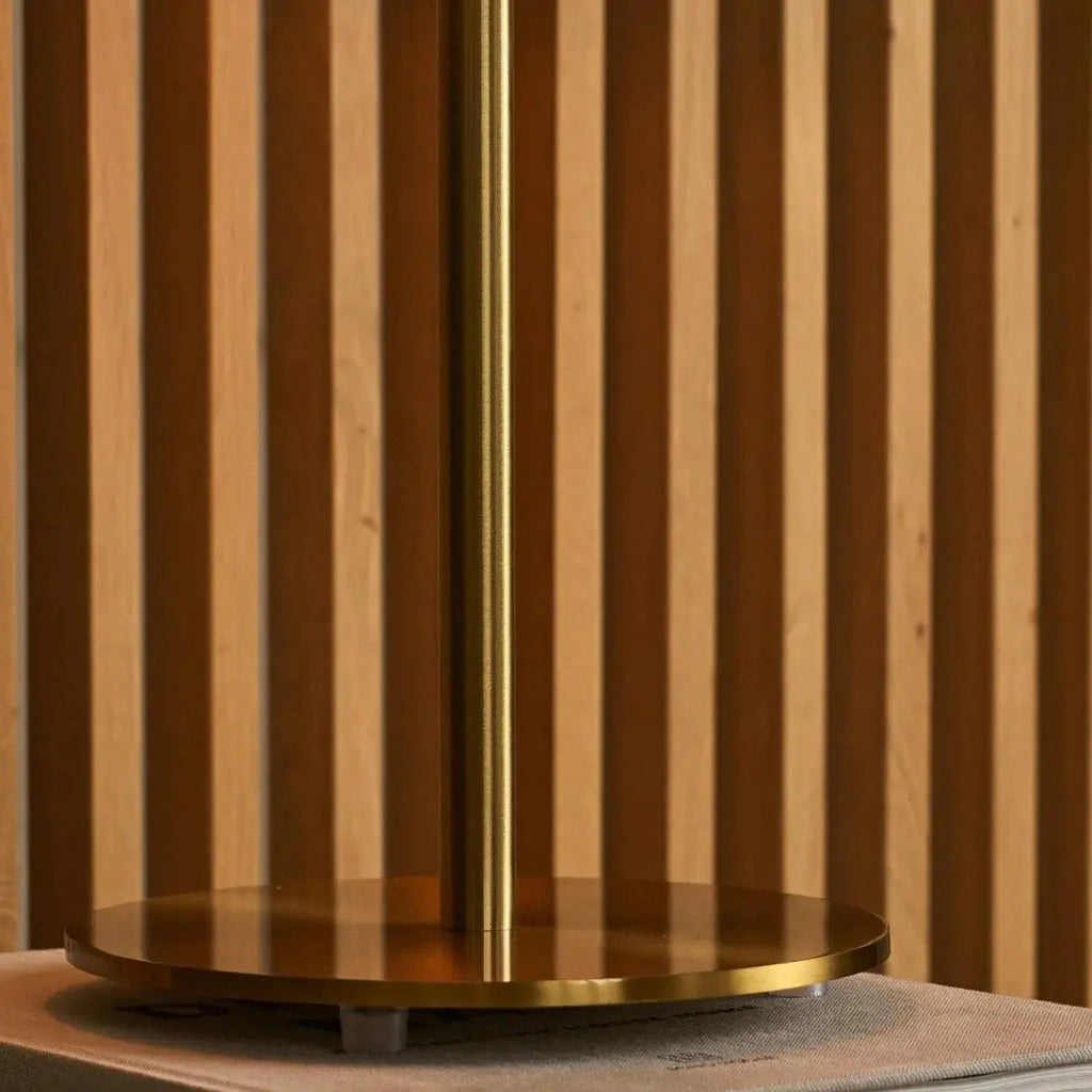 Metal Table Lamp With Black And Gold Finish And E27 Fitting
