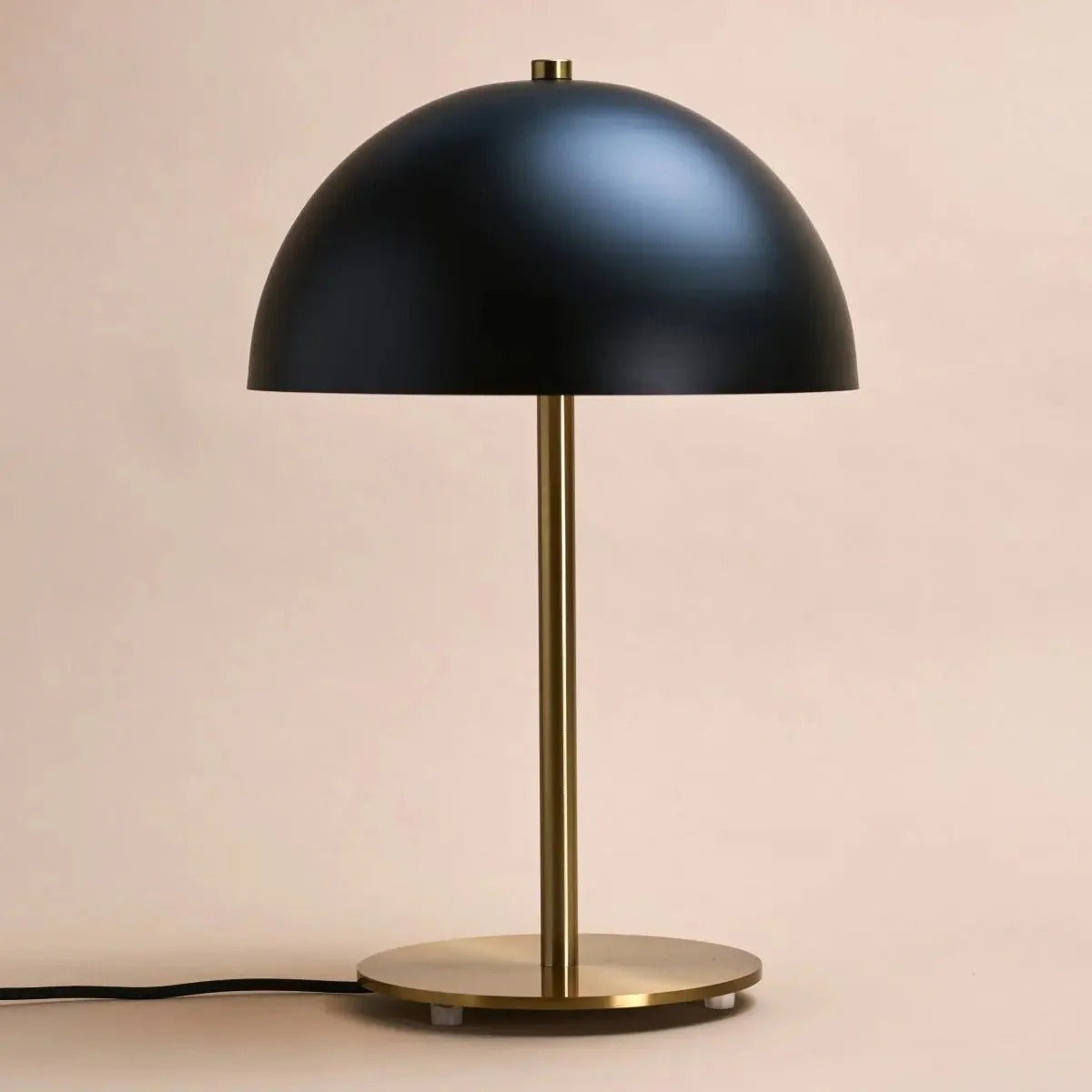 Metal Table Lamp With Black And Gold Finish And E27 Fitting