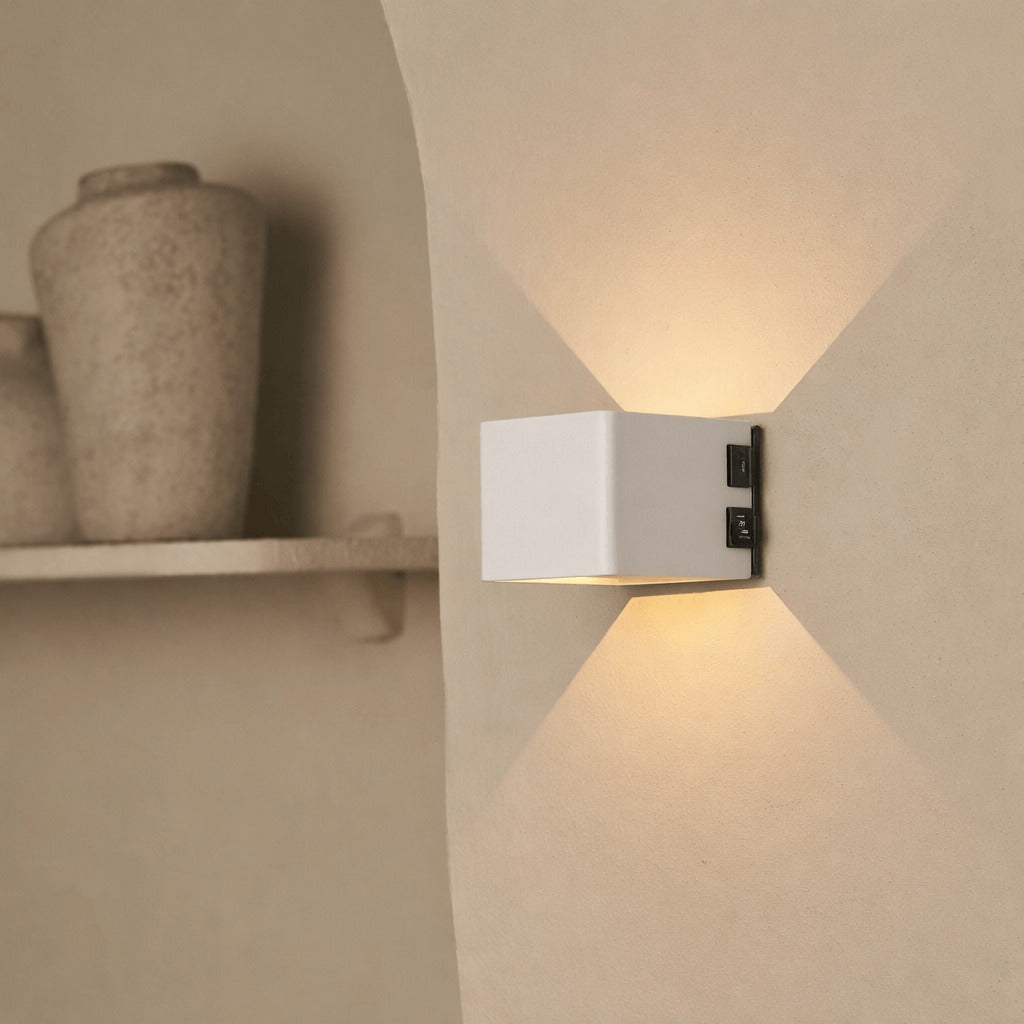 Metal Wall Lamp With Motion Sensor And Rechargeable LED