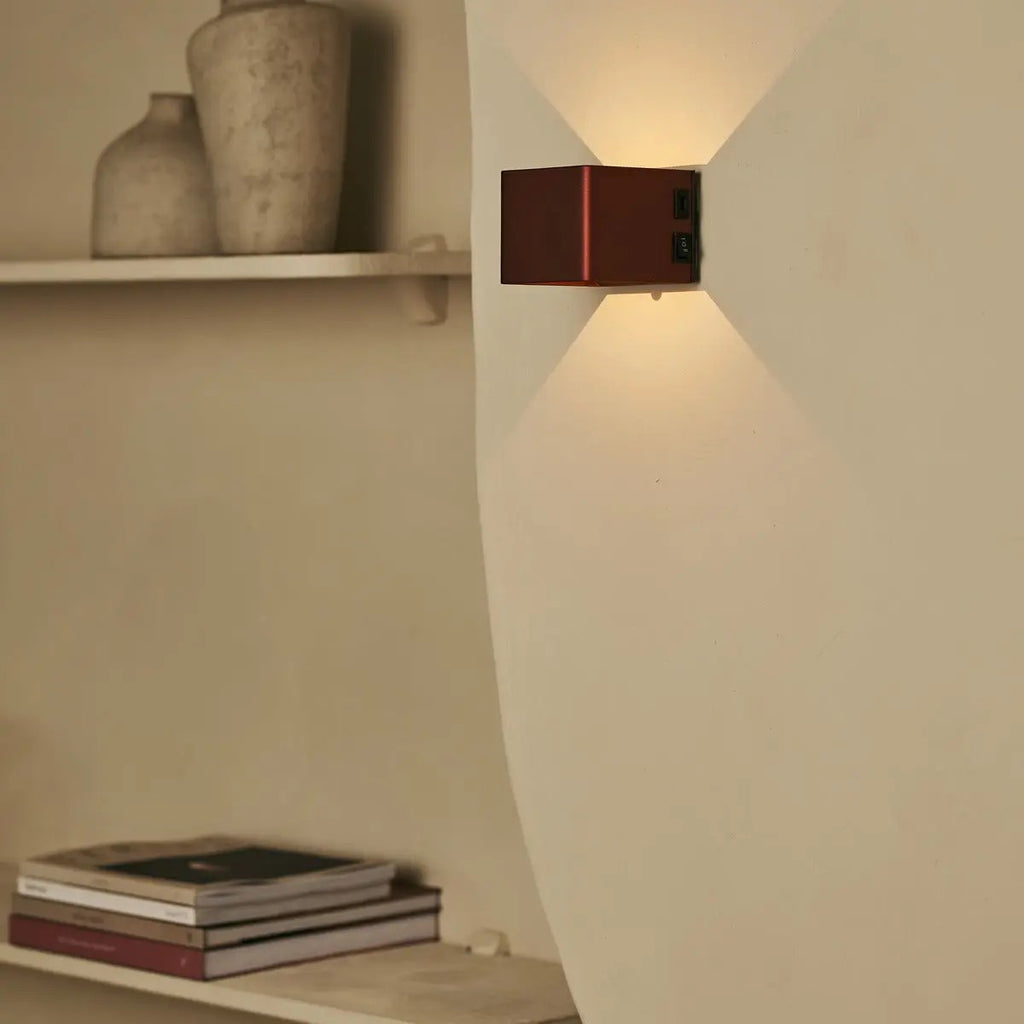 Metal Wall Lamp With Motion Sensor And Rechargeable LED