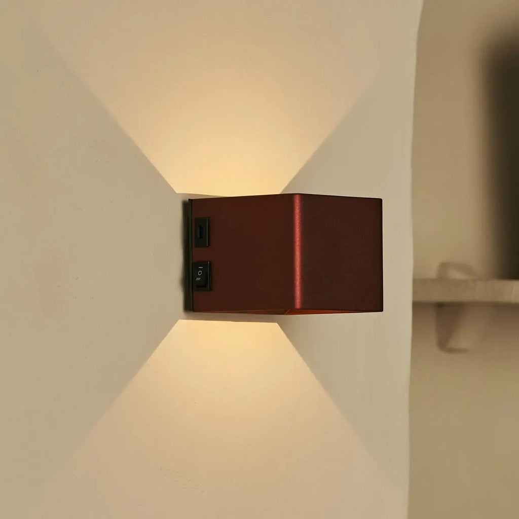 Metal Wall Lamp With Motion Sensor And Rechargeable LED