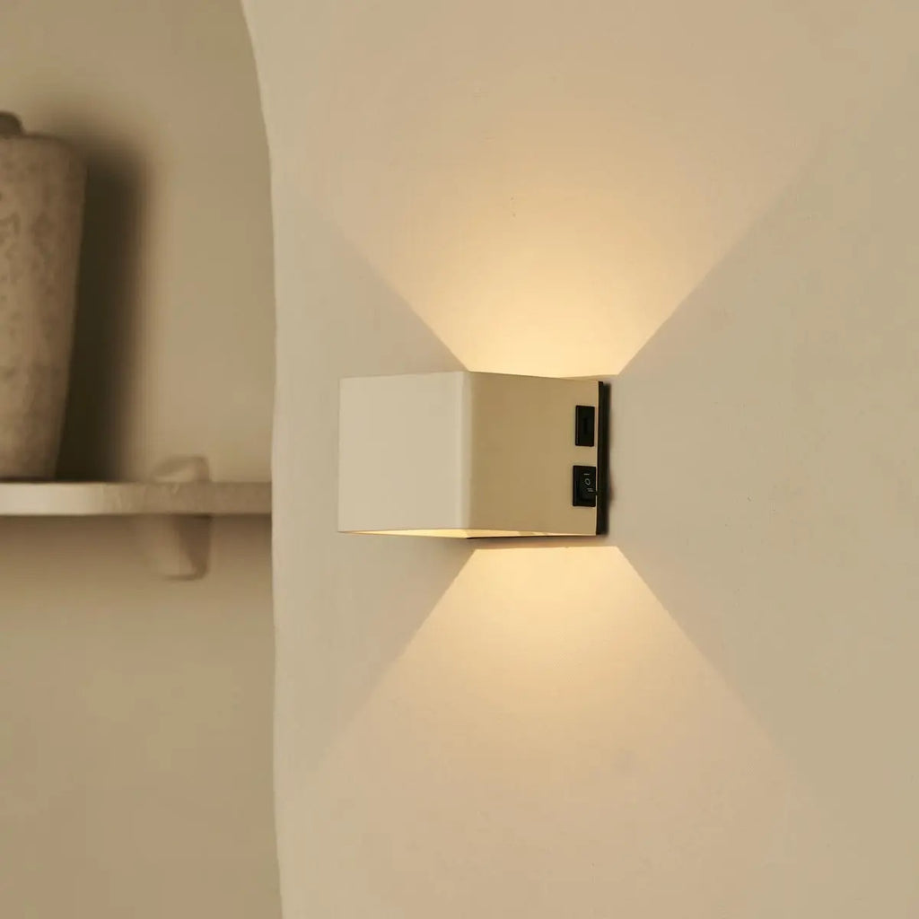 Metal Wall Lamp With Motion Sensor And Rechargeable LED