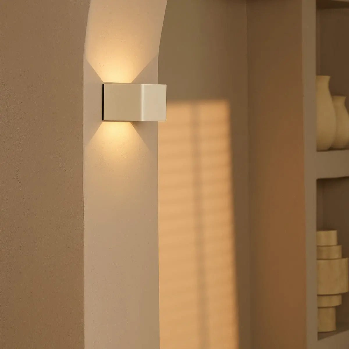 Metal Wall Lamp With Motion Sensor And Rechargeable LED