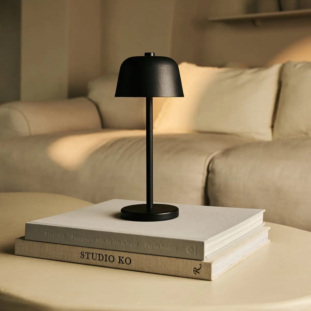 Rechargeable Table Lamp With Wireless LED And Dimmable Function