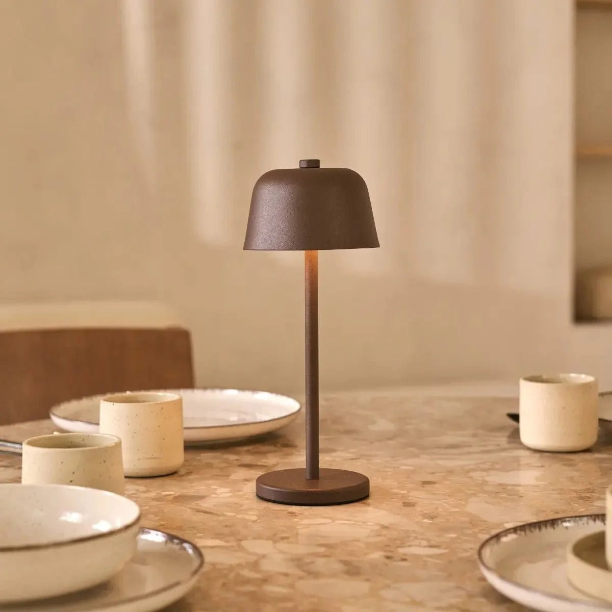 Rechargeable Table Lamp With Wireless LED And Dimmable Function