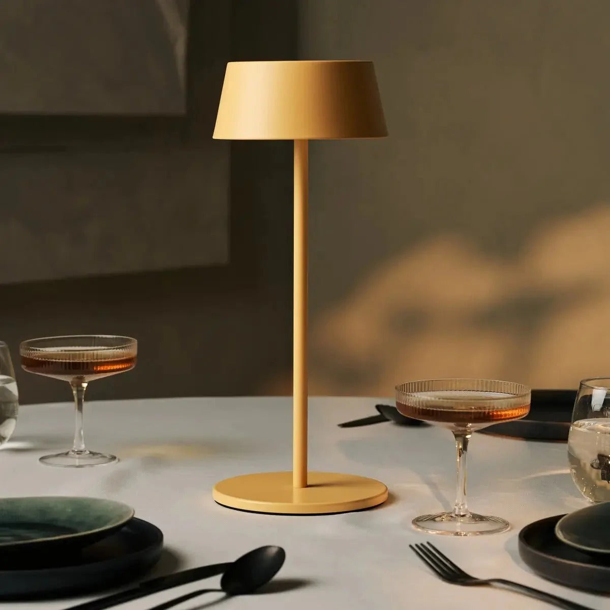 Stylish Rechargeable Lamp With Dimmable LED And Wireless Function