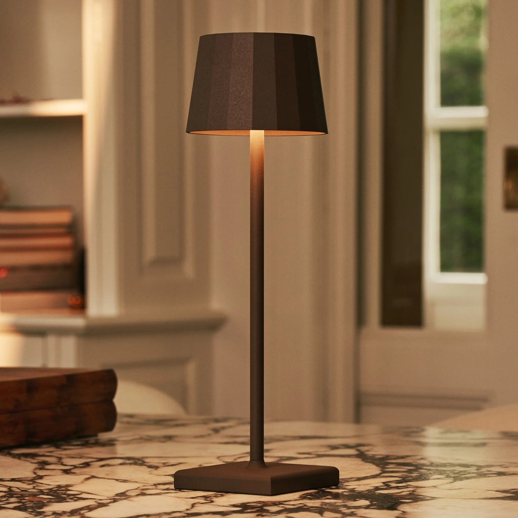 Wireless Rechargeable Table Lamp With Dimmable LED And Touch Control