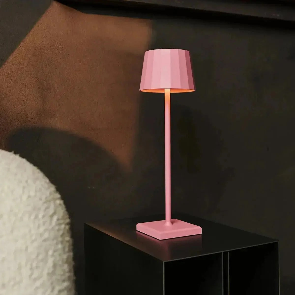 Wireless Rechargeable Table Lamp With Dimmable LED And Touch Control