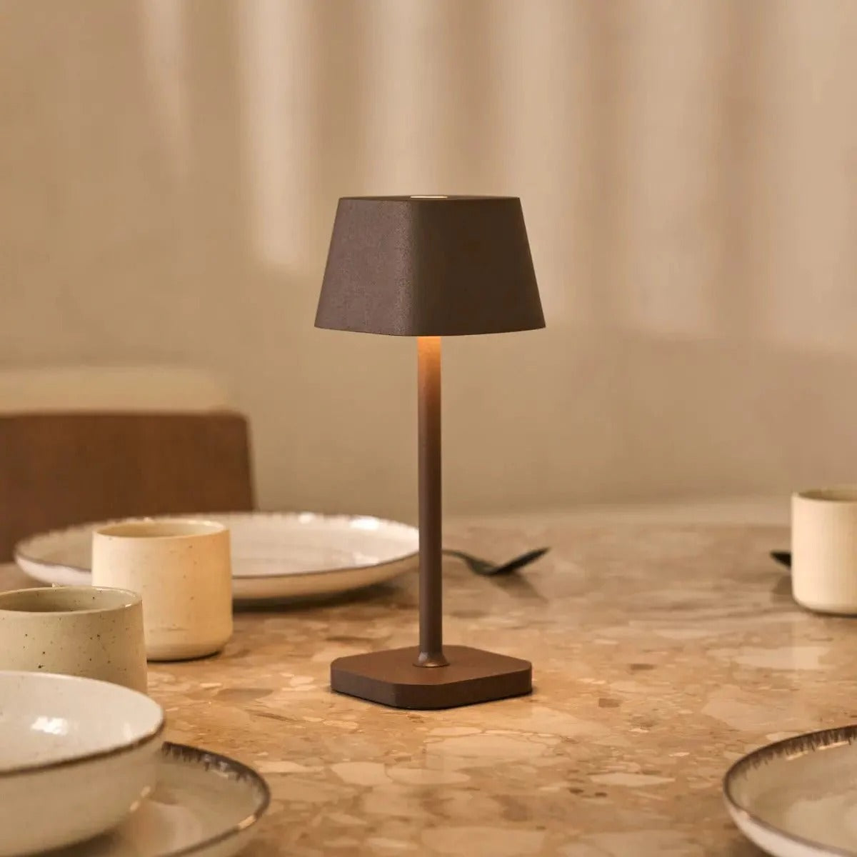 Wireless Table Lamp With Rechargeable LED And Three Light Modes