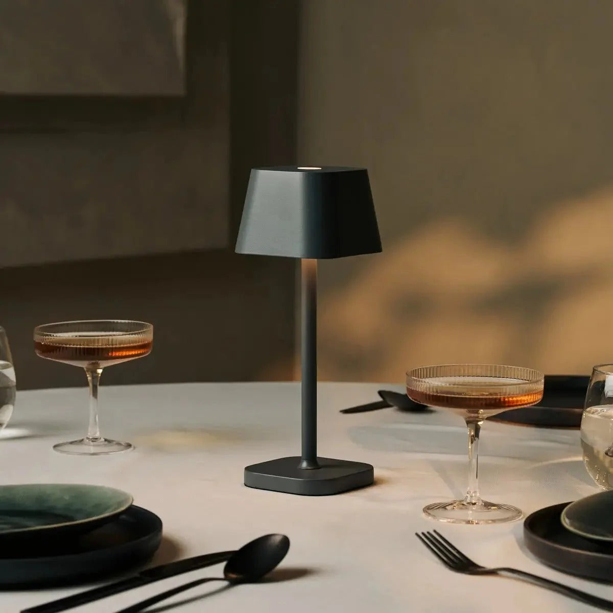 Wireless Table Lamp With Rechargeable LED And Three Light Modes
