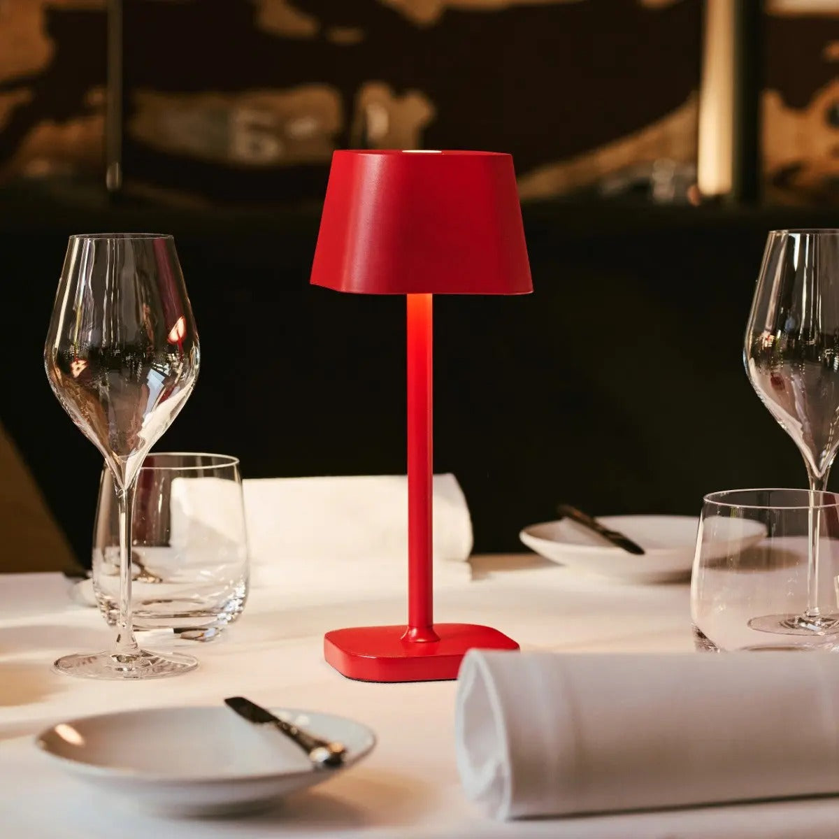 Wireless Table Lamp With Rechargeable LED And Three Light Modes