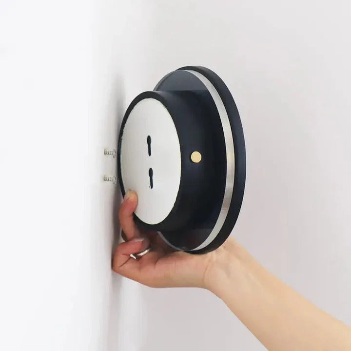 Wood Wall Lamp With Integrated LED And Cordless Power