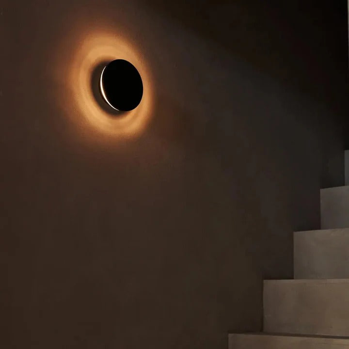 Wood Wall Lamp With Integrated LED And Cordless Power