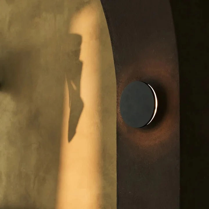 Wood Wall Lamp With Integrated LED And Cordless Power