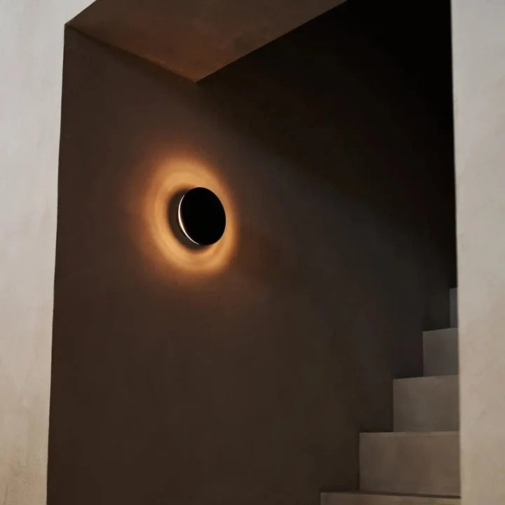 Wood Wall Lamp With Integrated LED And Cordless Power