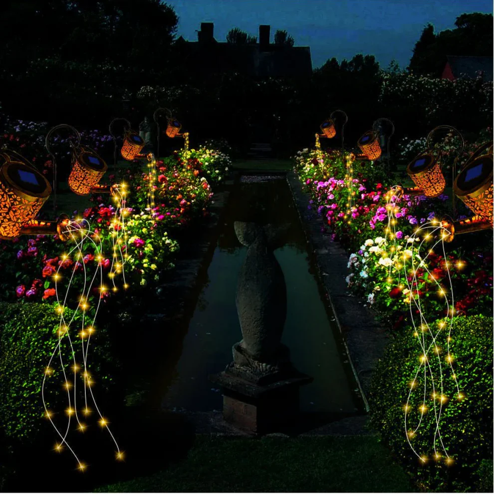 Solar LED Textured Finish, Round Shade Table Lamp