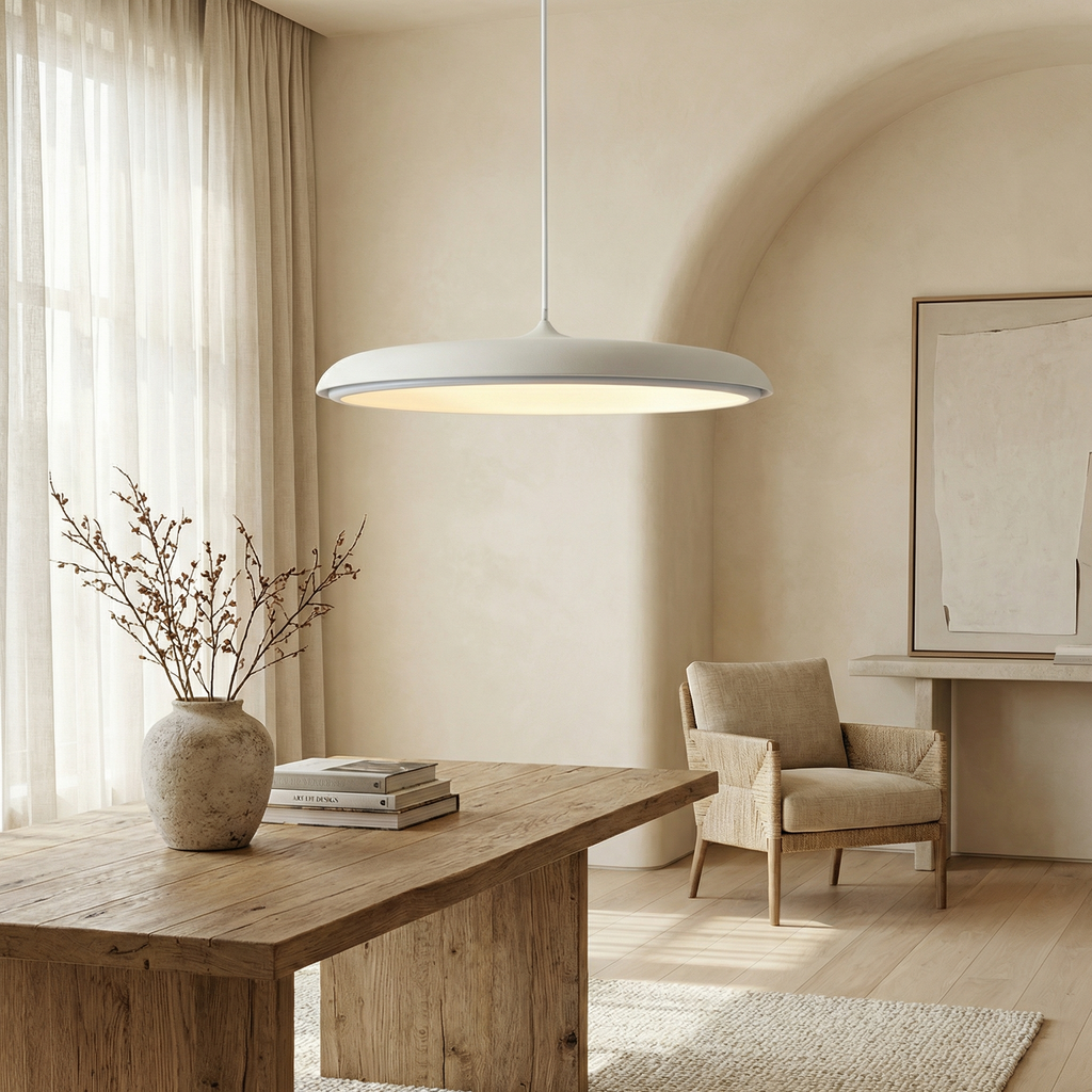 Metal Acrylic Scandinavian Minimalist Design Tapered Shape Ceiling Lamp