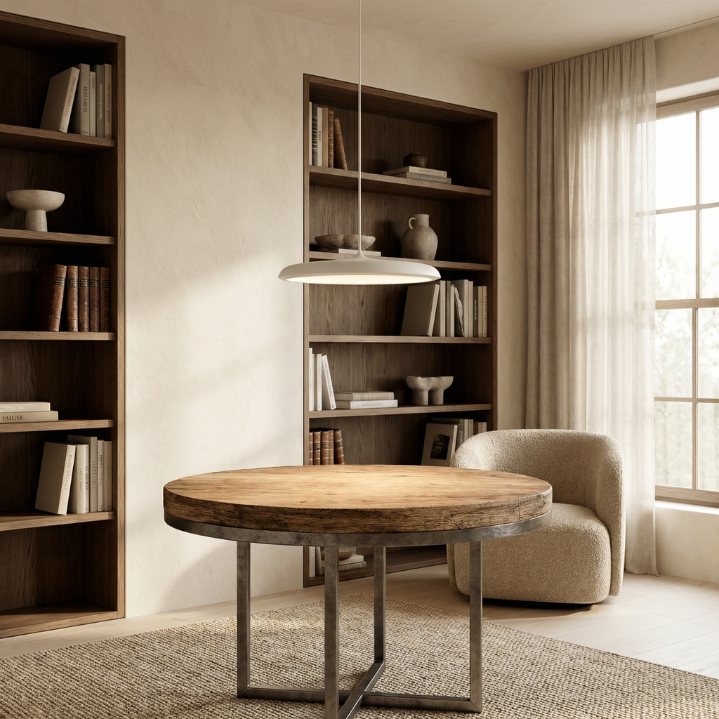 Metal Acrylic Scandinavian Minimalist Design Tapered Shape Ceiling Lamp