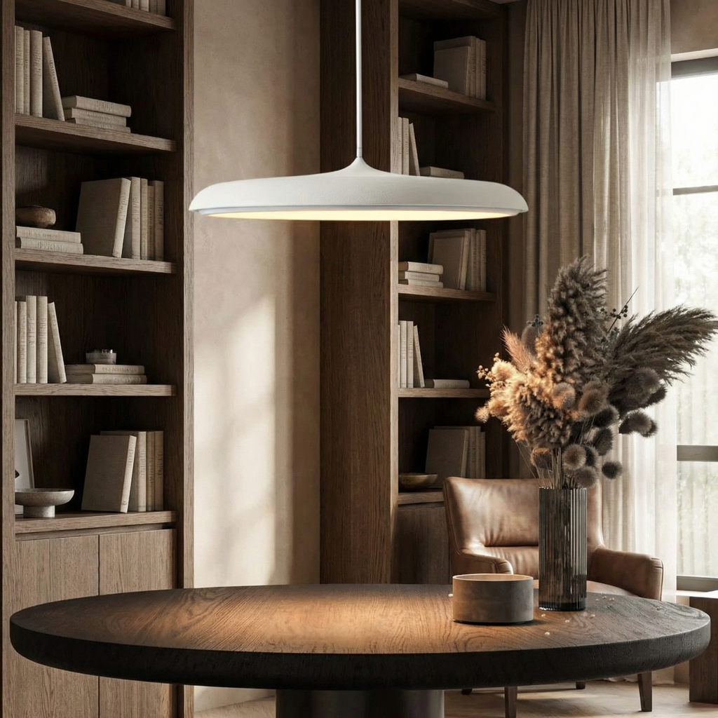 Metal Acrylic Scandinavian Minimalist Design Tapered Shape Ceiling Lamp