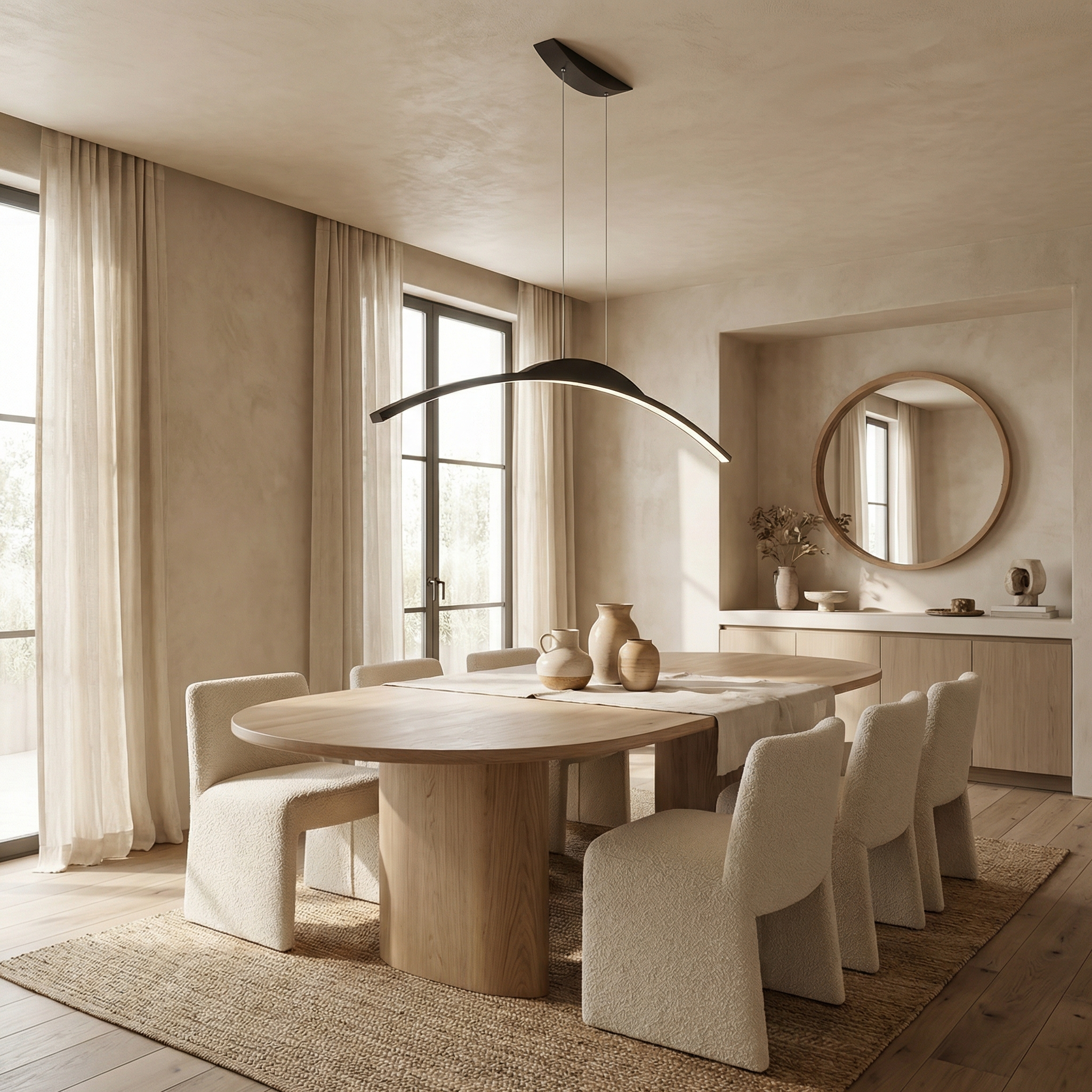 Iron And Acrylic Tapered Shape E14 LED Light Source Ceiling Lamp