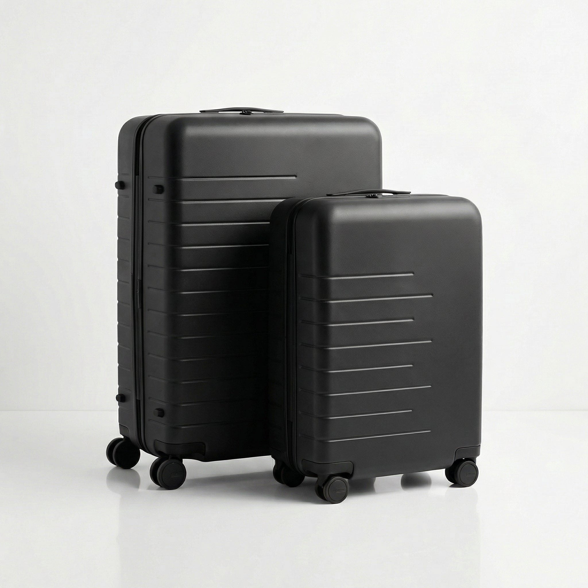 22" Carry-On and 26" Medium Hardside Luggage Set, Polycarbonate 2-Piece Spinner Suitcase Bundle with TSA Lock