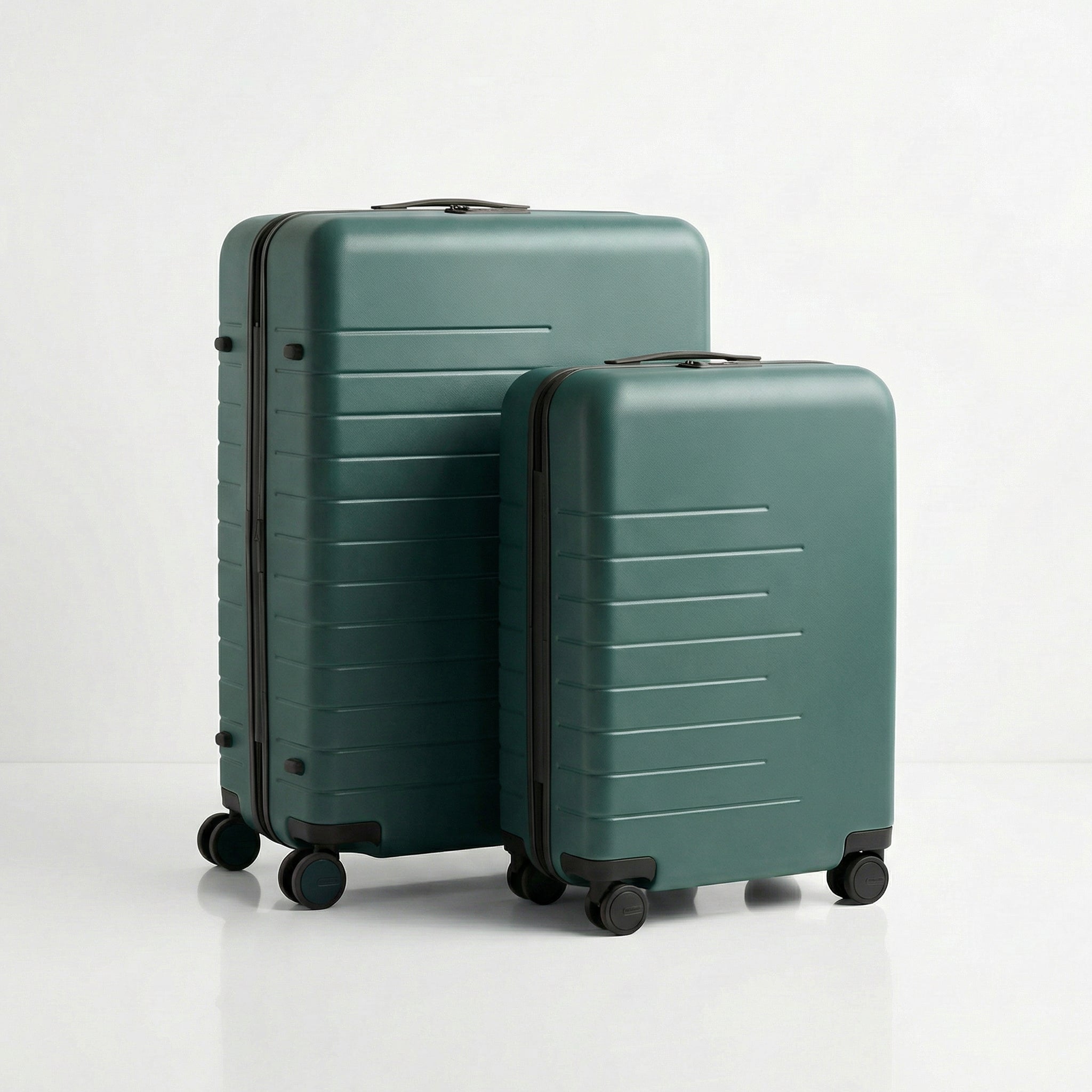 22" Carry-On and 26" Medium Hardside Luggage Set, Polycarbonate 2-Piece Spinner Suitcase Bundle with TSA Lock