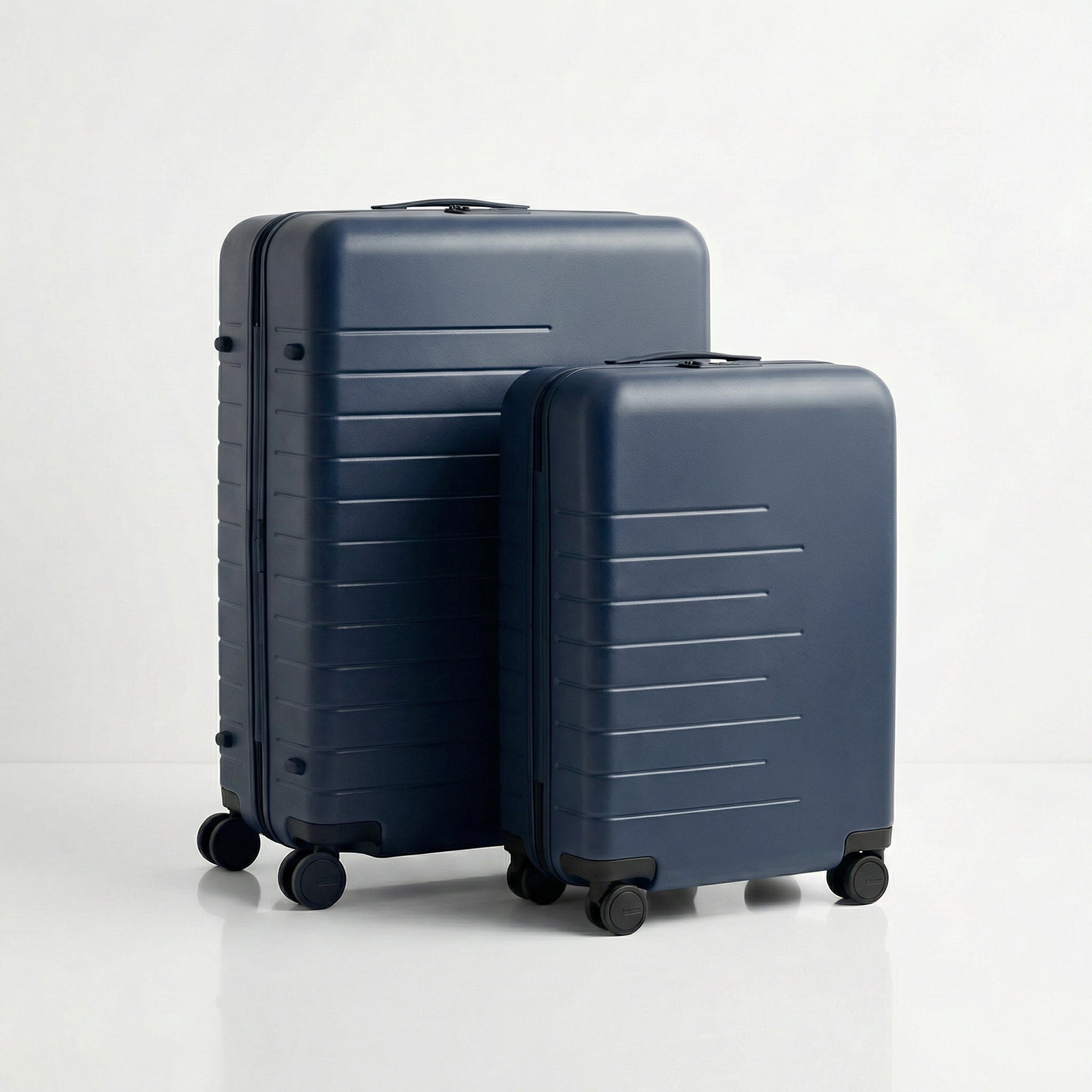 22" Carry-On and 26" Medium Hardside Luggage Set, Polycarbonate 2-Piece Spinner Suitcase Bundle with TSA Lock