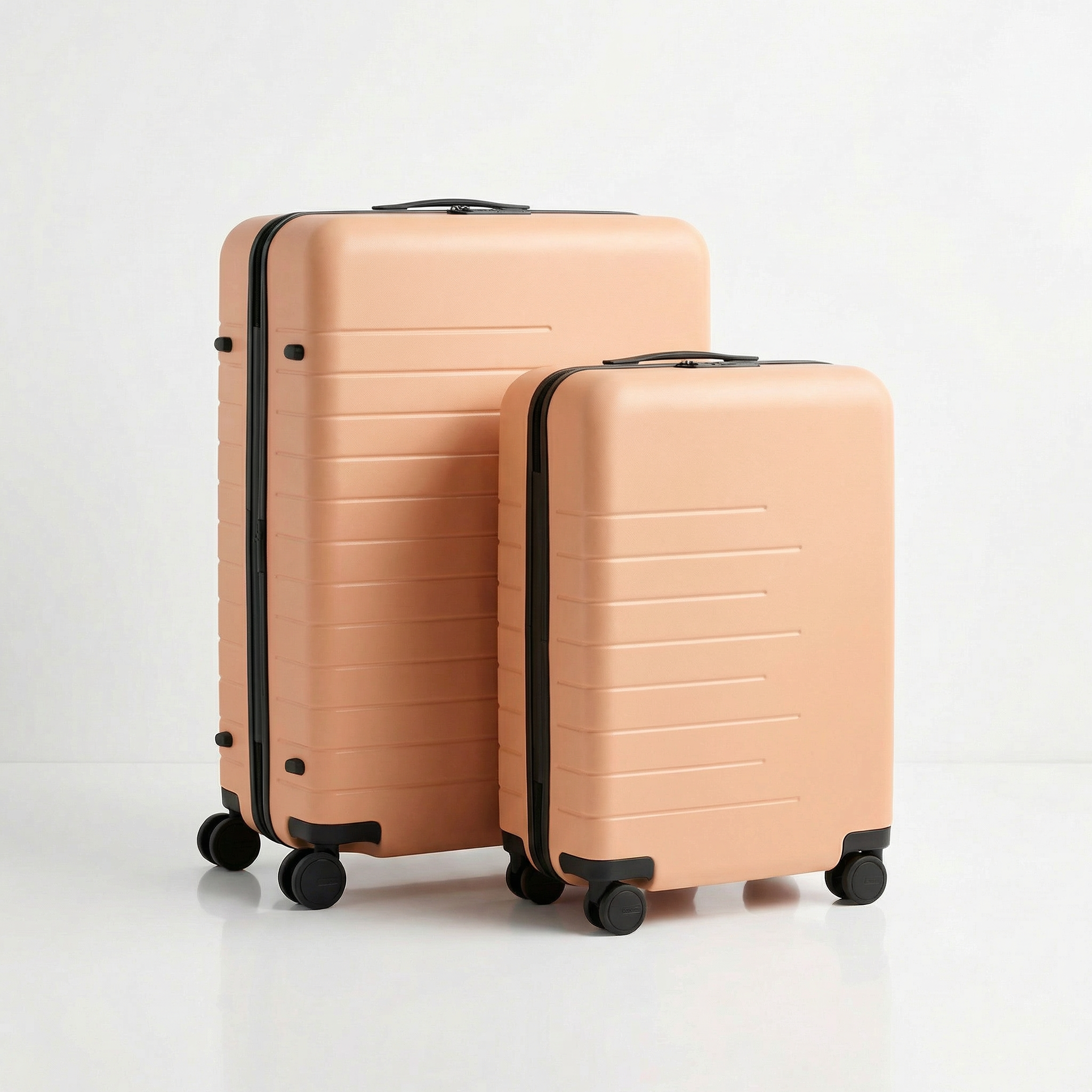 22" Carry-On and 26" Medium Hardside Luggage Set, Polycarbonate 2-Piece Spinner Suitcase Bundle with TSA Lock